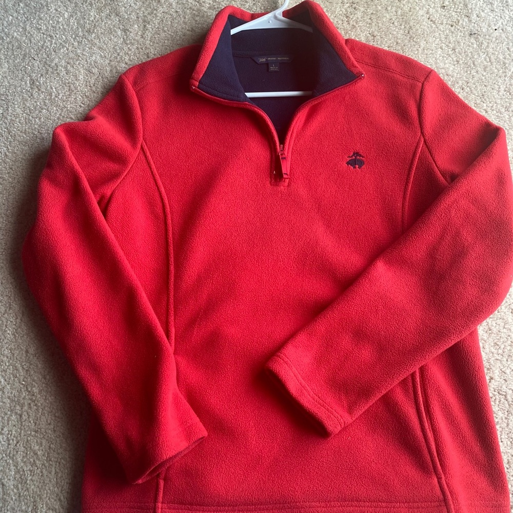 Brooks Brothers fleece pullover